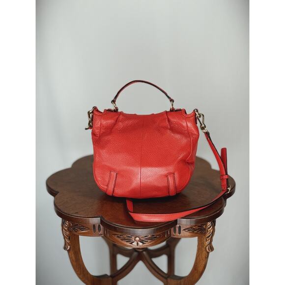 Coach Madison Annabelle Crossbody Bag CORAL Leather Handbag J1276-21223 #00012 - Picture 2 of 6